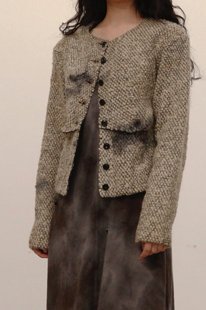 MUTEDANCE wool short coat MD21FW36 PM16